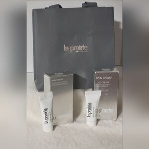 La Prairie Skin Caviar Luxe Cream and Essence-in-Lotion - Silver and White